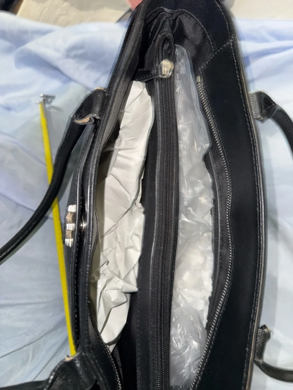 Michael Kors Black Saffiano Leather Laptop Tote